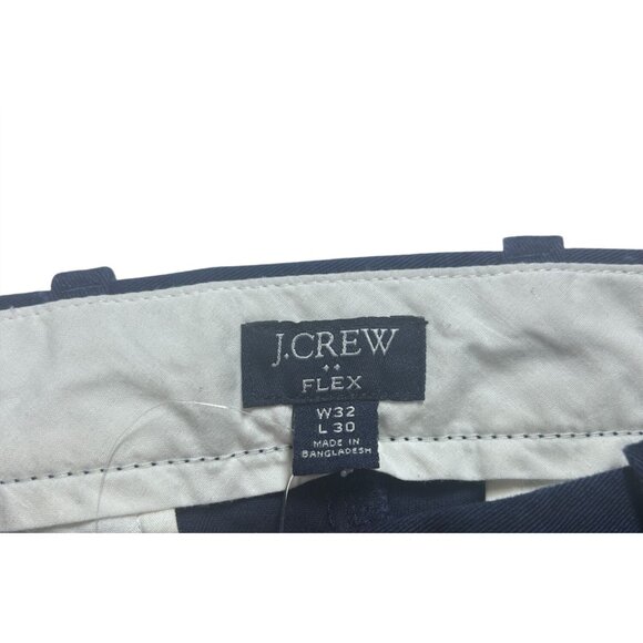 J.Crew Flex Slim Fit Pants Men's‎ Size 32x30 Navy Blue New Without Tag - Picture 8 of 10